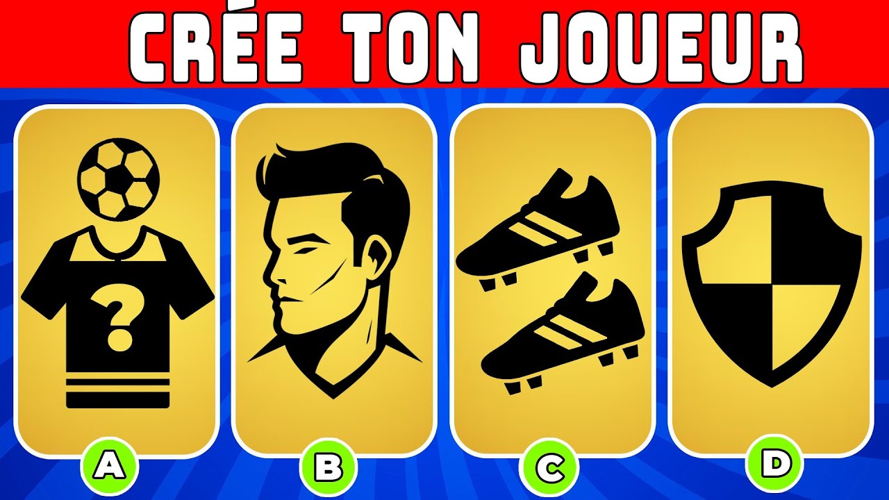 CRÉE TON JOUEUR & SA CARRIÈRE ⚽ | Quiz Foot Français