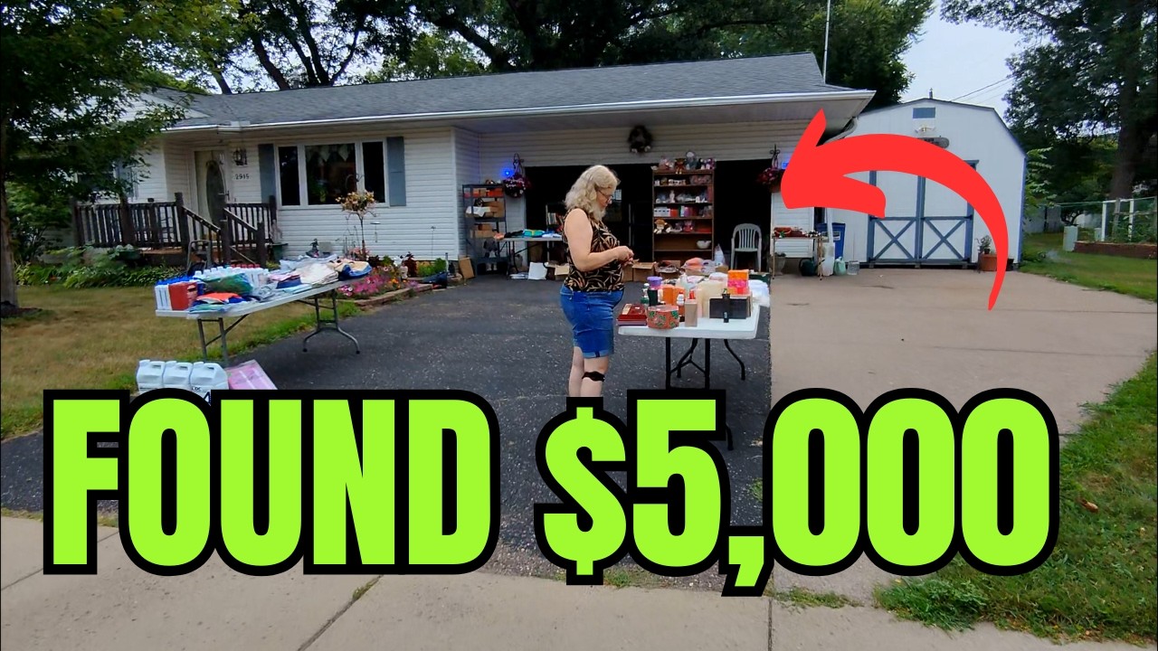 My BIGGEST HAUL EVER From A Garage Sale!