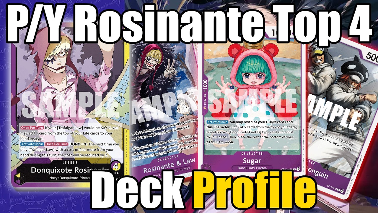[OP14] All You Want To Know About Rosinante Ft. B-Roll | One Piece Card Game