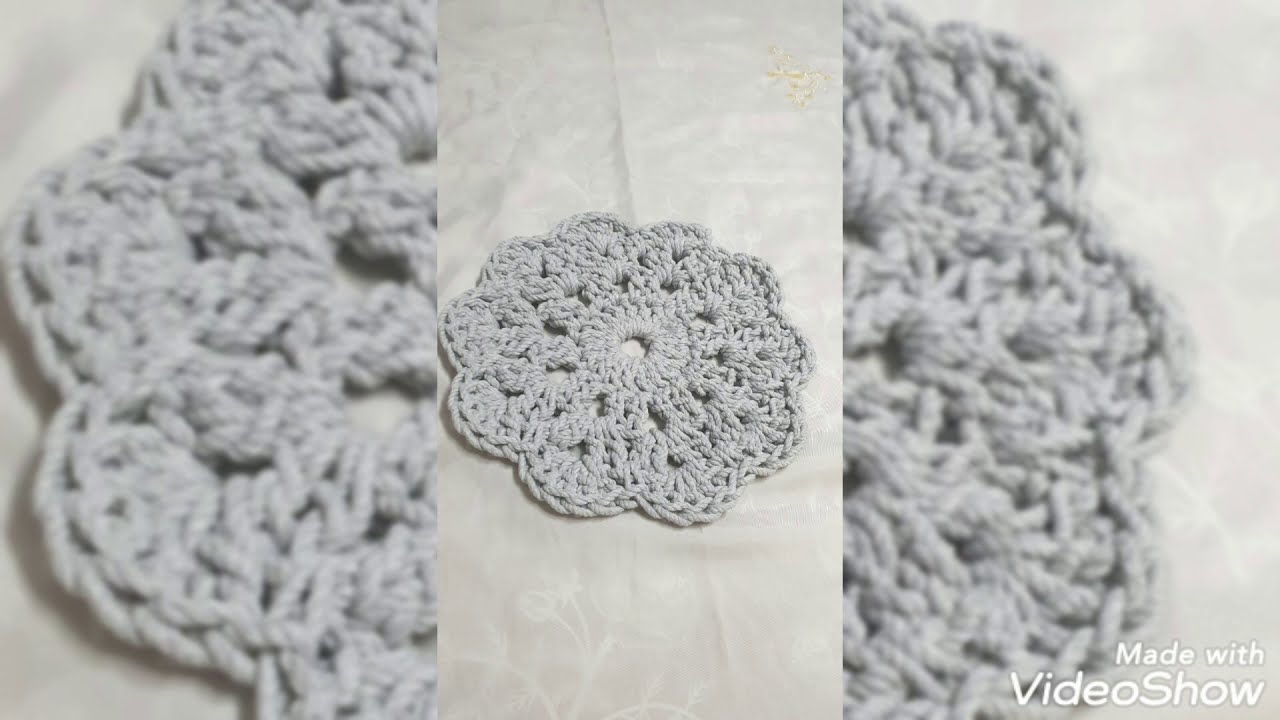 DIY איך לסרוג תחתית לסיר או לדברים חמים  מחוט מקרמה של טדי. מעקב אחרי תרשים