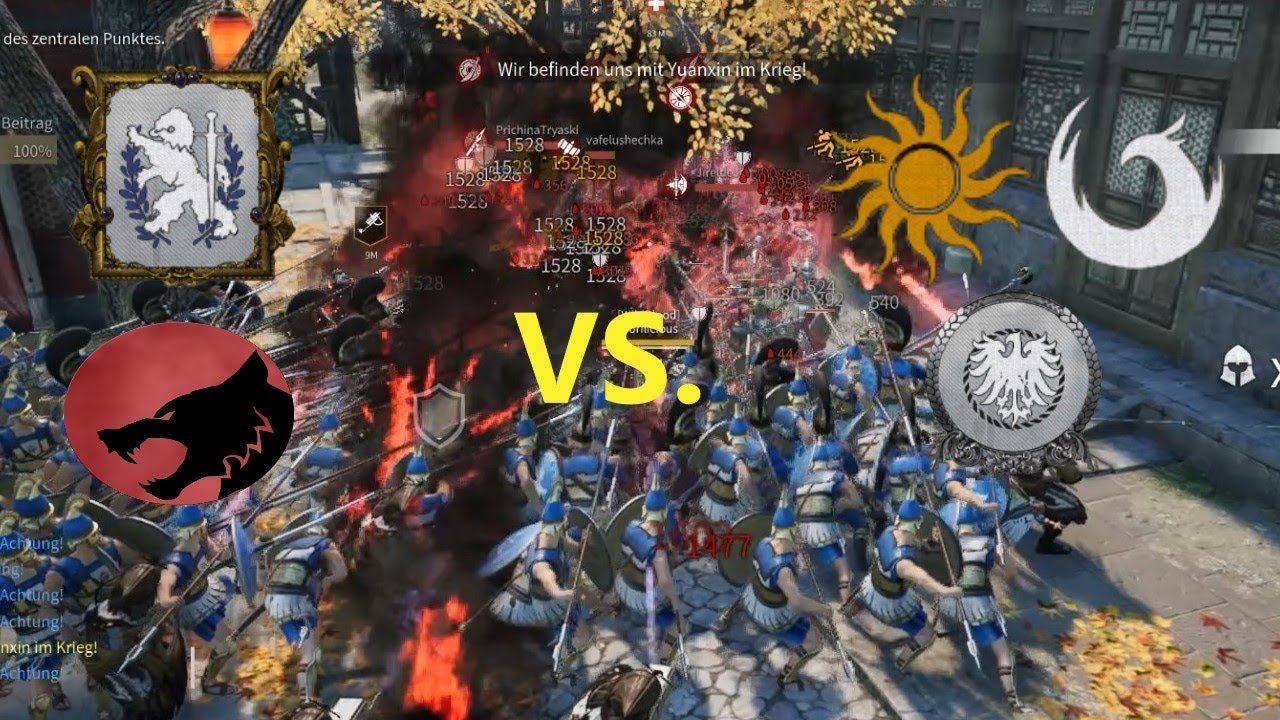 *NEW INTRO* WildBlood & Lions VS. Arcadia, Smurfs & APES - TW City Defenses - Conqueror's Blade