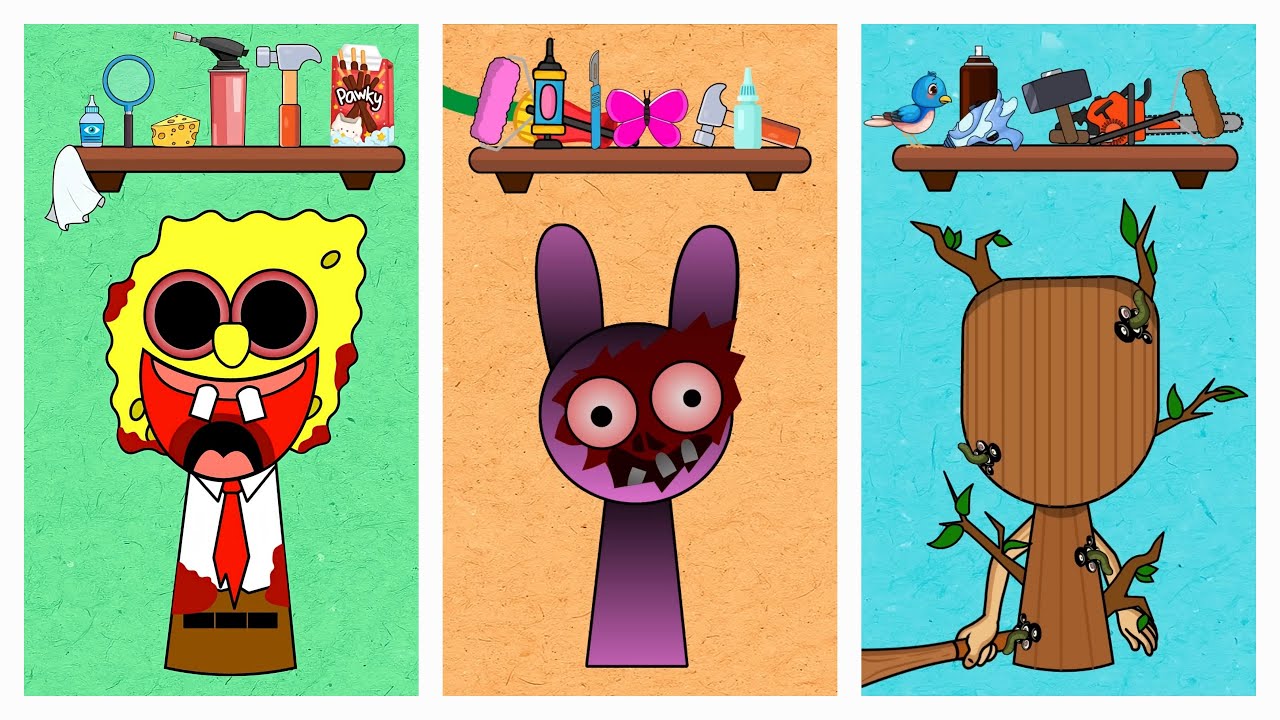 Suprunki oc SpongeBob 🍌 + Tun Tun Tun Tun Sahur 🎵 + Suprunkis 😆 | Help Needed! 🆘