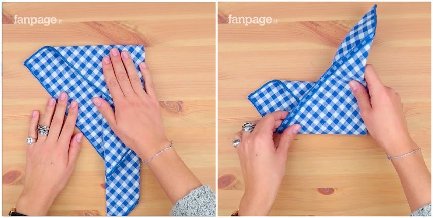 Decorare la tavola: ecco come piegare un tovagliolo