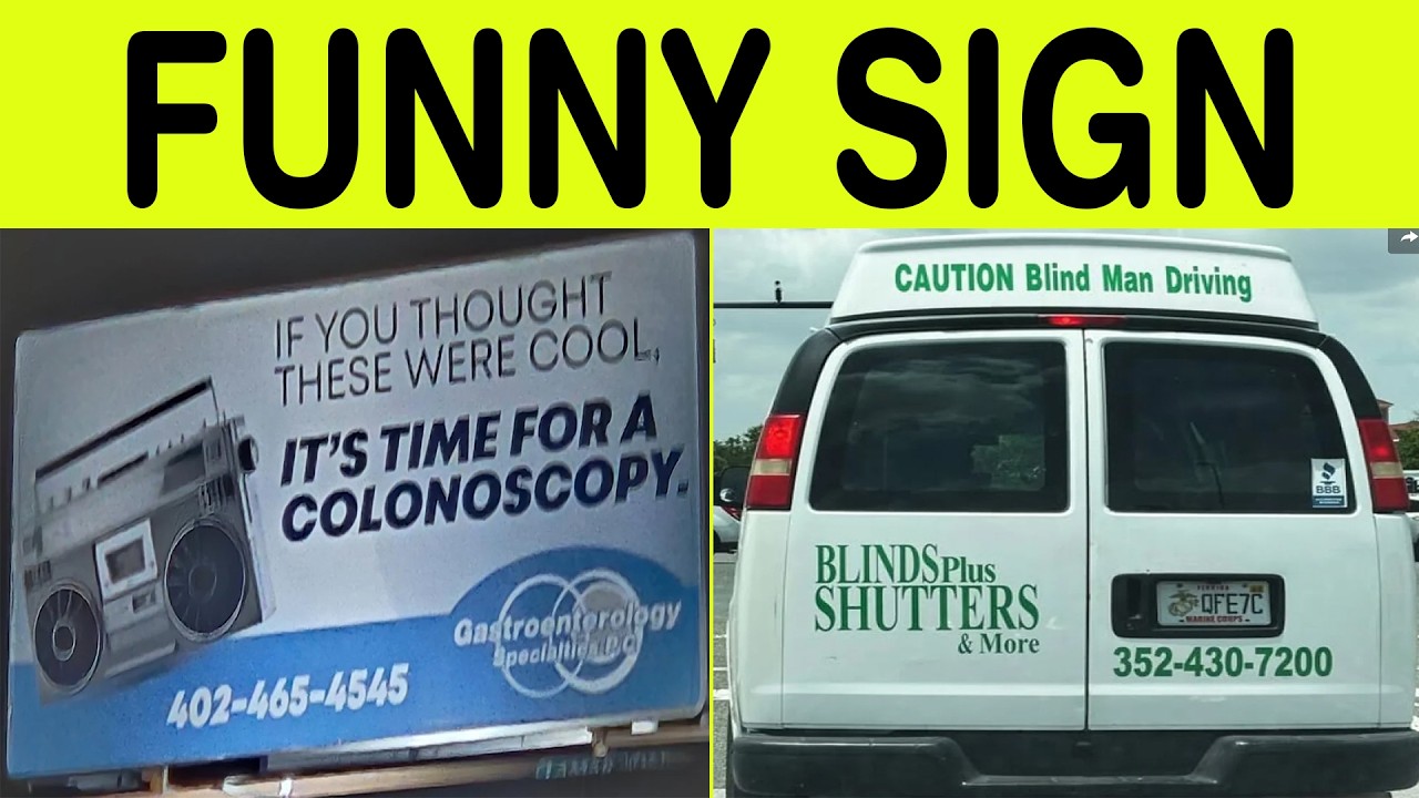 Funny Sign Compilation You’ll Read Twice Just to Laugh Again – Too Good! || Happy Panda