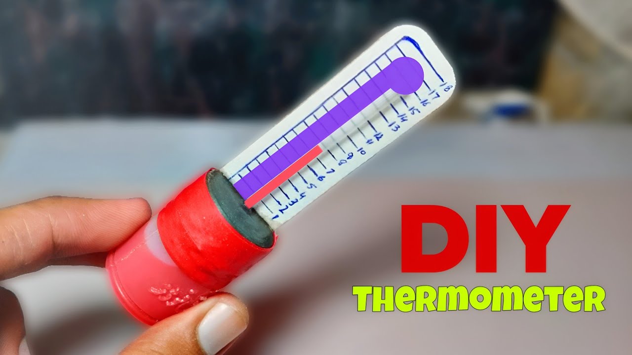 DIY Cardboard Thermometer || Make a Water Thermometer👈