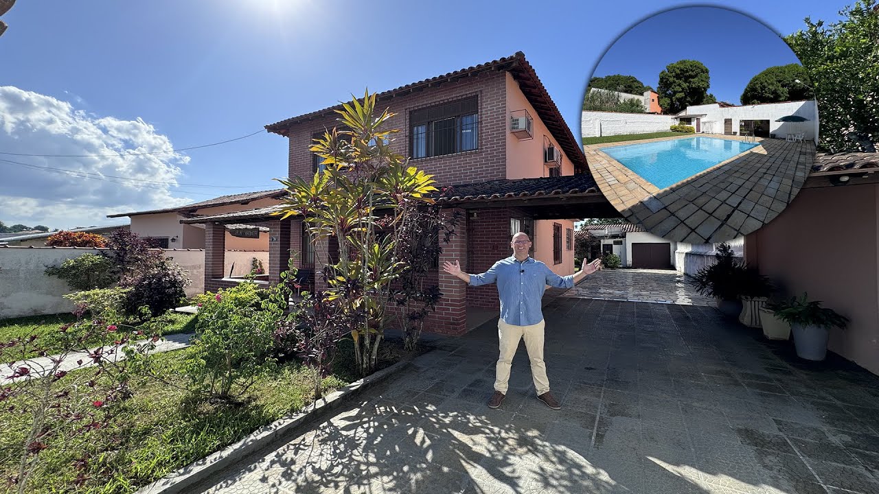 INCRÍVEL! CASA À VENDA COM 5 QUARTOS E MAIS DE 1000M² DE TERRENO | ARARUAMA RJ