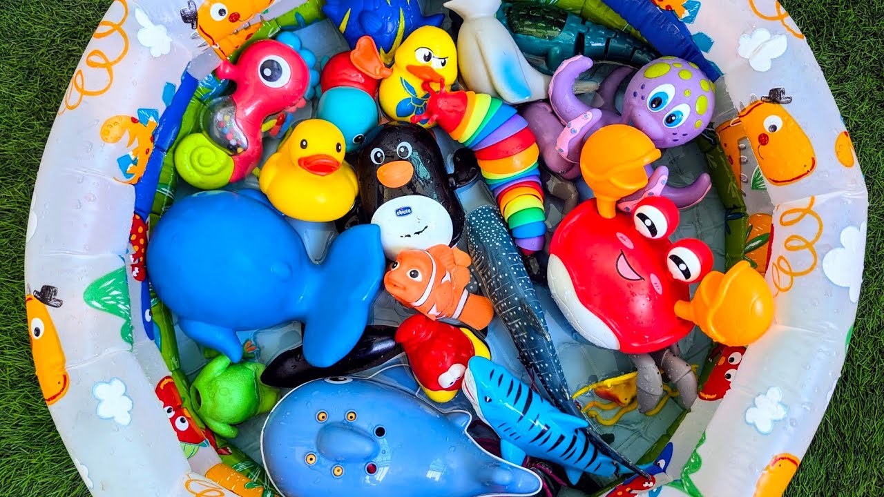 Amazing Ocean Animals for Kids | Learn Names, Sounds & Play with Sea Toys!
