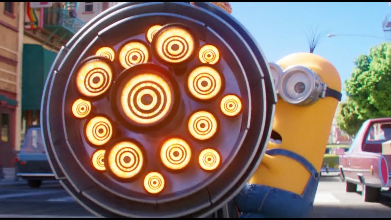 Minions: The Rise of Gru escaping from the vicious 6