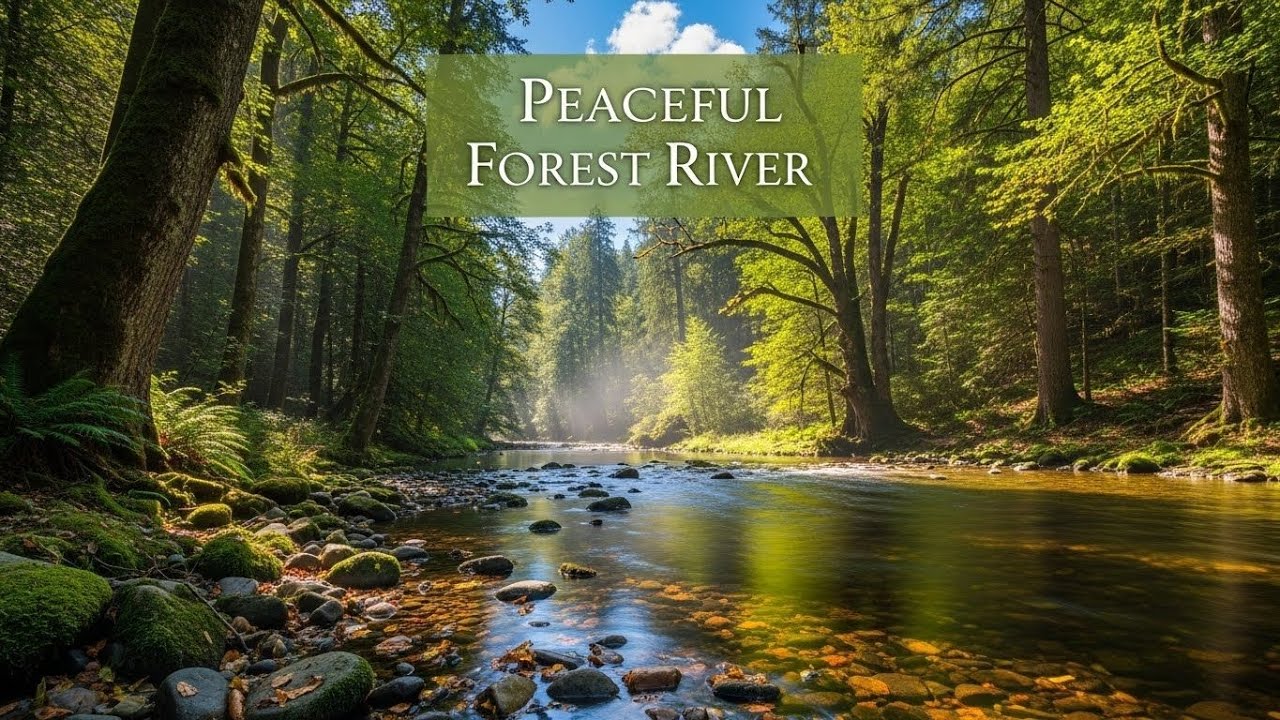 River Soundscape 🌿 Peaceful Water Ambience for Meditation, Study, and Relaxation #357