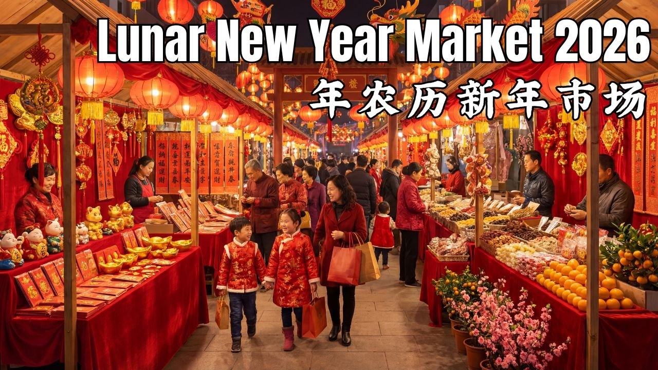 Chinese New Year Market 2026 🥟 | 中国农历新年市集🧧