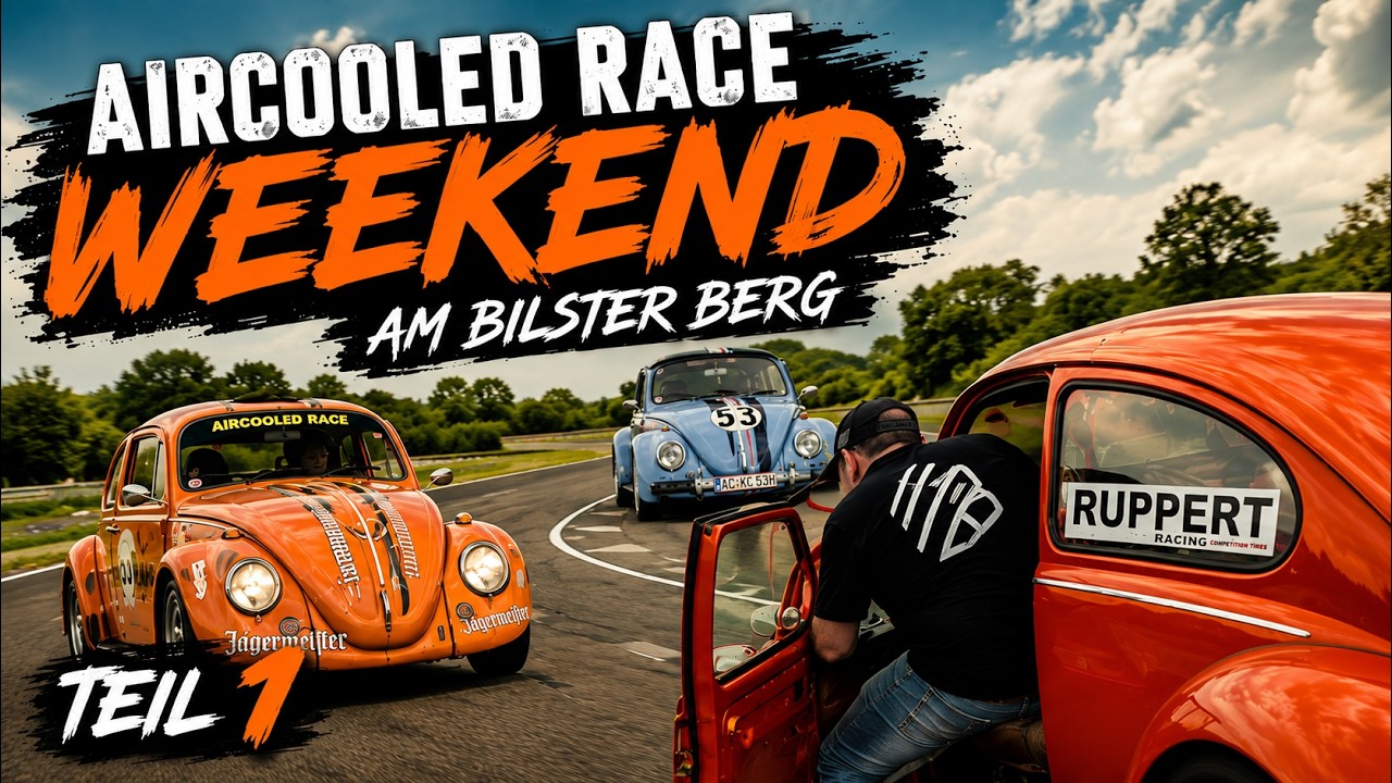 8. Aircooled Race Weekend 2025 am Bilster Berg Teil 1 | Aircooled VW Race Germany| T1 T2 VW Käfer