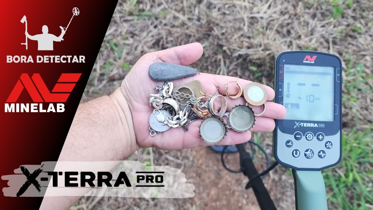 Tabela ID detector de metal X-TERRA PRO  - OURO - PRATA - MOEDA