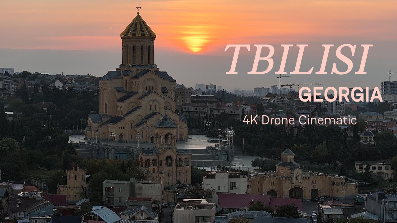 Tbilisi from Above 🇬🇪 | A Timeless Aerial Tour through Georgia’s Enchanting Capital (4K Drone)