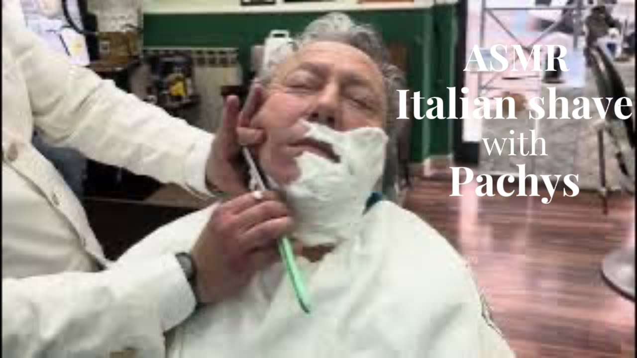 ASMR ITALIAN SHAVE with Pachys soap 🫧🪒