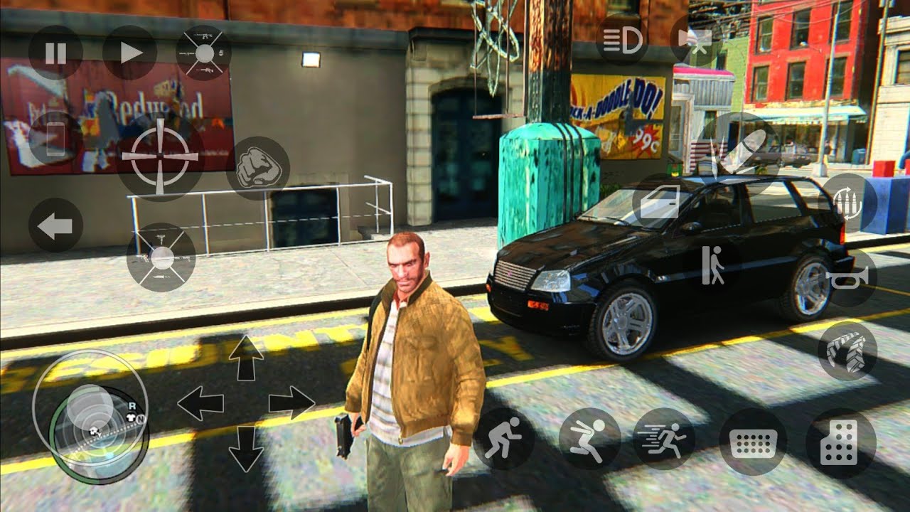 GTA 4 ENB Realistic Graphics Mod Android Gameplay Offline - Winlator Ludashi V2.8.2