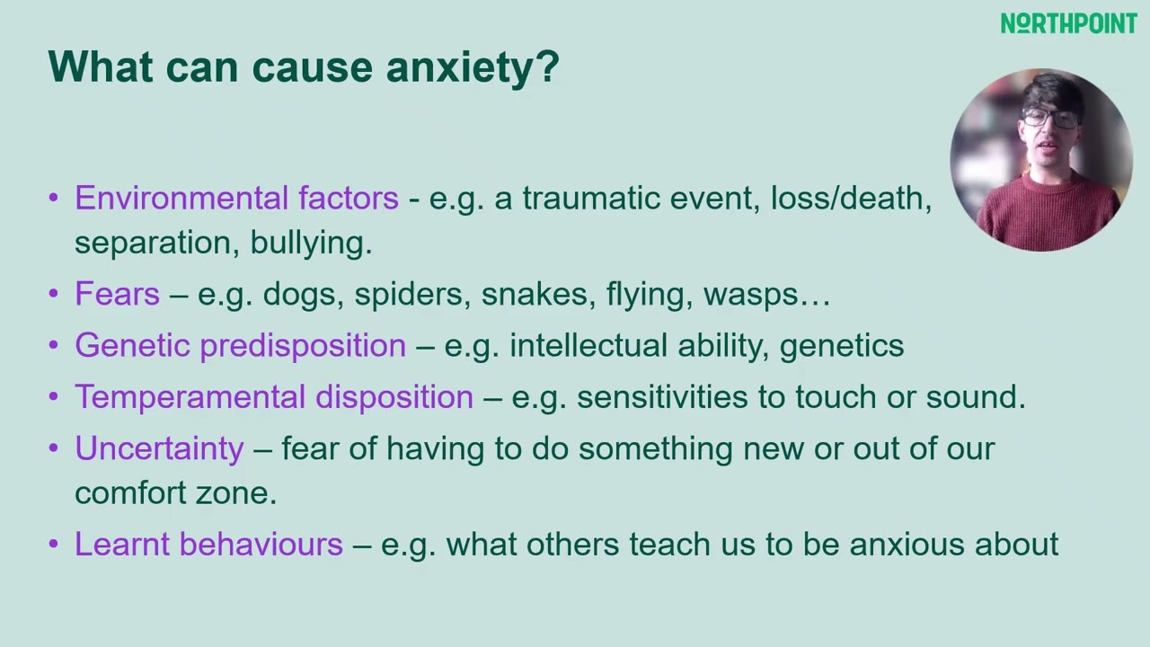 Understanding and supporting anxiety parent/carer workshop