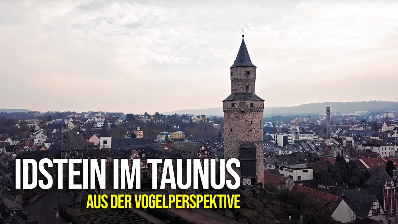 IDSTEIN von oben - die verträumte und gemütliche Kleinstadt im Taunus aus der Vogelperspektive