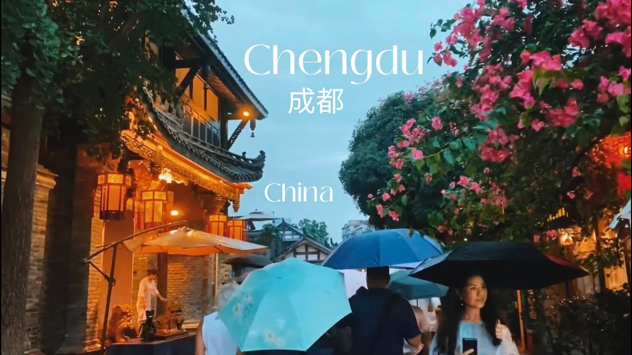 Rainy Walk Through A Chinese Megacity | Raw Footage