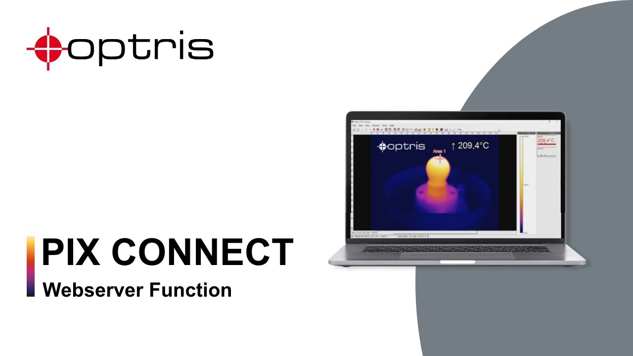 Optris: How to Use the Web Server Function in PIX Connect