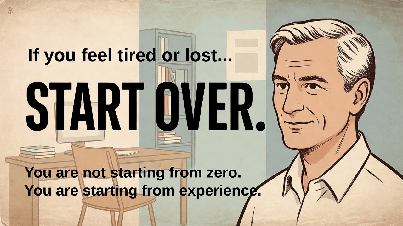How to Rebuild Yourself: Start Over & Win Again,  Graded Reader ✅  English Listening Practice 🎧