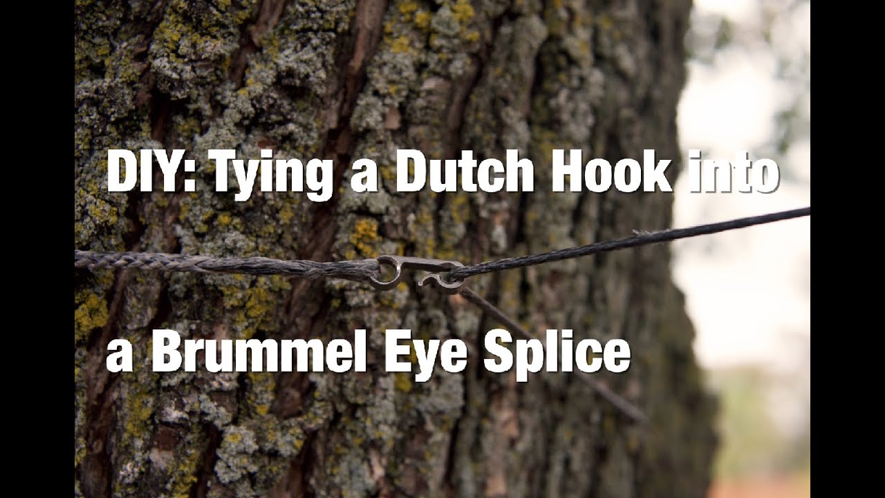 DIY Tying a Dutch Hook into a Brummel Eye Splice