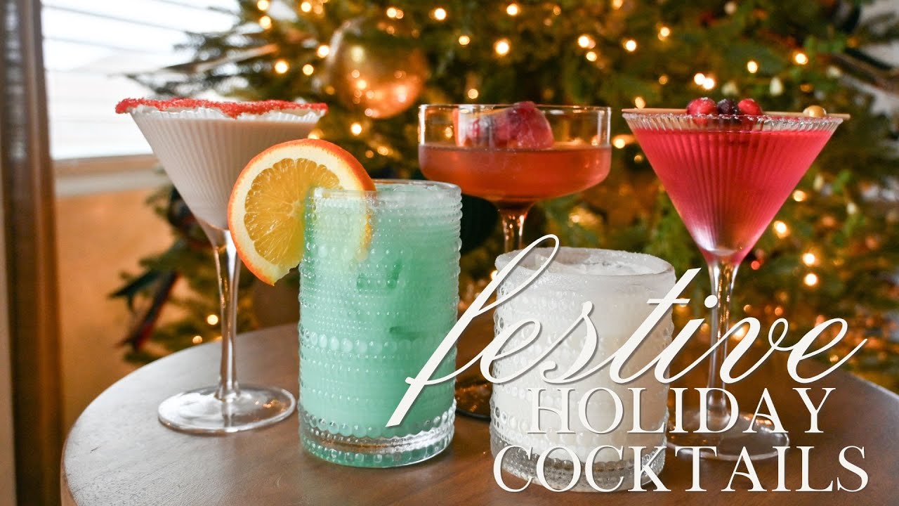 Festive Holiday Cocktail Ideas | 5 Easy Christmas Drink Recipes