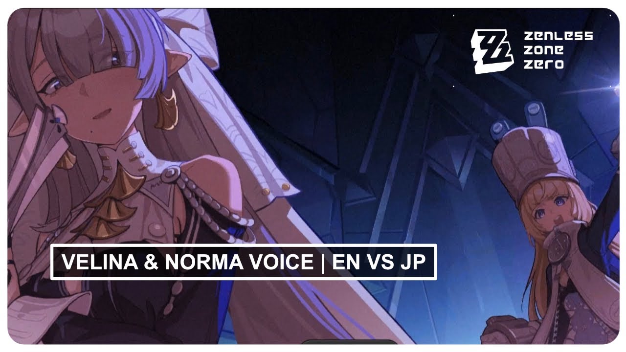 Velina & Norma Voice Comparison | English Vs Japan | Zenless Zone Zero 2.6 (Cutscene)