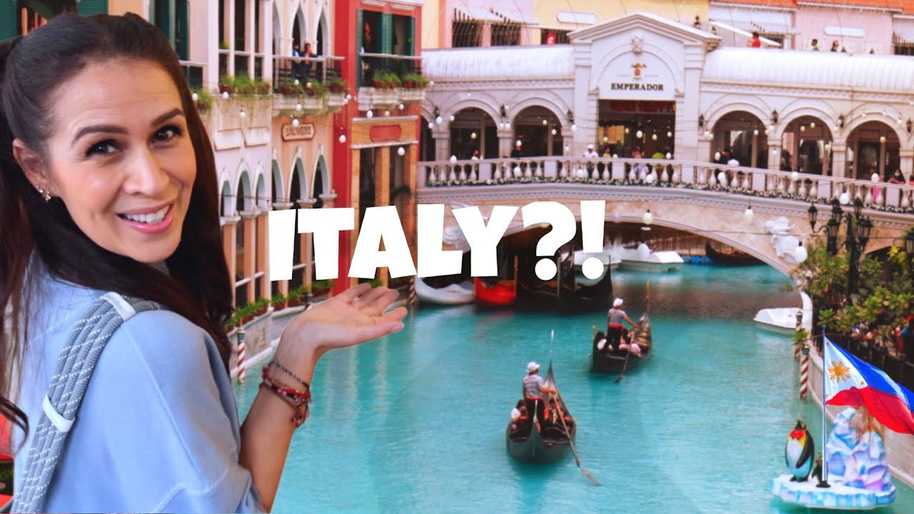 Are we still in the Philippines?! 🇵🇭 Italy’s Venice Grand Canal Mall in BGC
