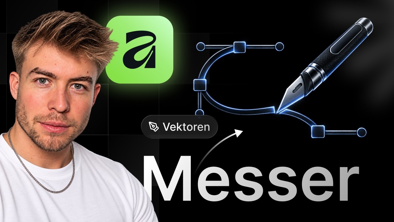 Affinity 3 Tutorial: Messer richtig nutzen (Formen & Pfade sauber schneiden!)