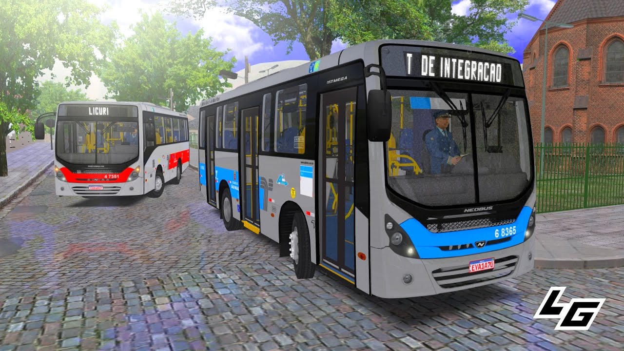 🔴[OMSI 2] Neobus New Mega VW 15.190 OD Euro 5 +G29 | padrão SPTrans - Mapa Vale do Aço V3.1
