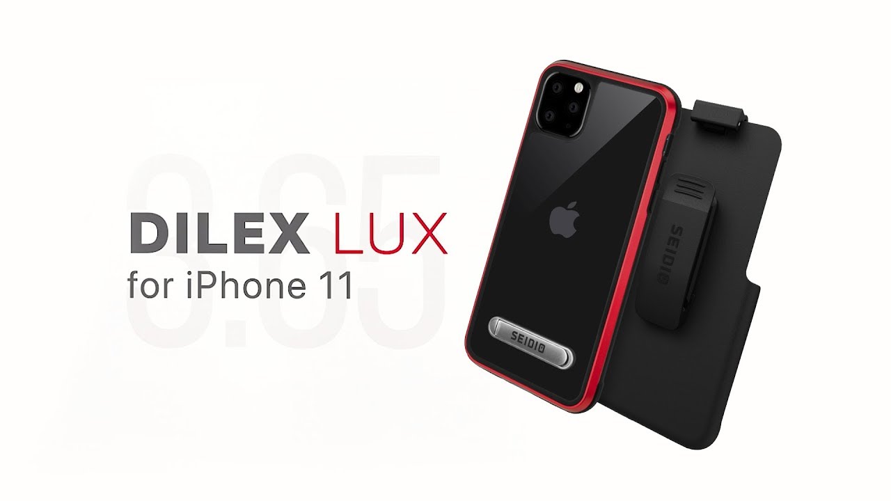 SEIDIO DILEX Lux case and holster for iPhone 11