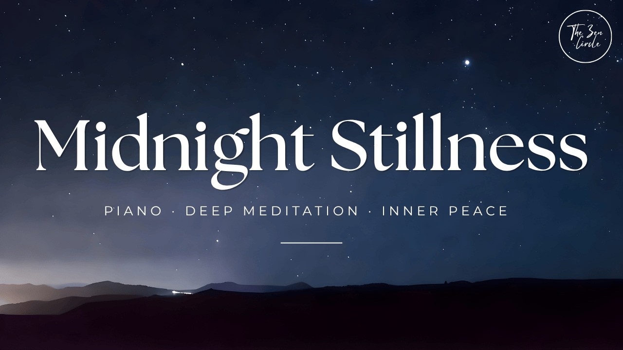 Midnight Stillness | 1 Hour Lofi Minimalist Zen Ambient Music for Deep Reflection & Meditation