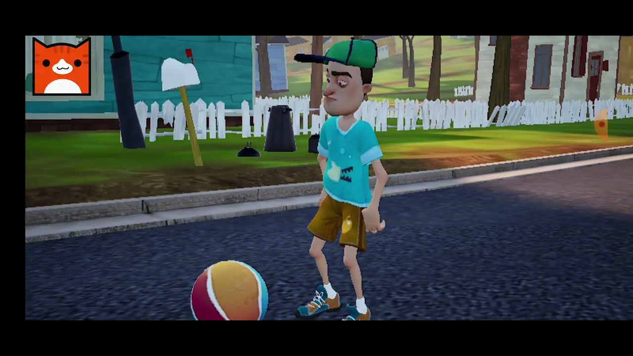 Играю в старую версию Hello neighbor прохожу 1акт