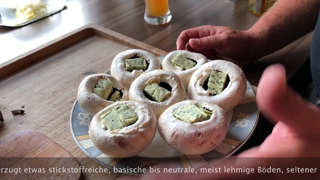 Riesen-Champignons auf dem Grill - BBQ fine Dining with 'the COUNT'