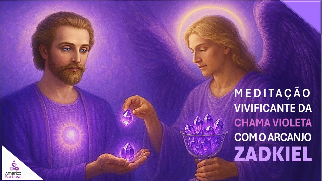 MEDITAÇÃO VIVIFICANTE DA CHAMA VIOLETA COM O ARCANJO ZADKIEL MP4