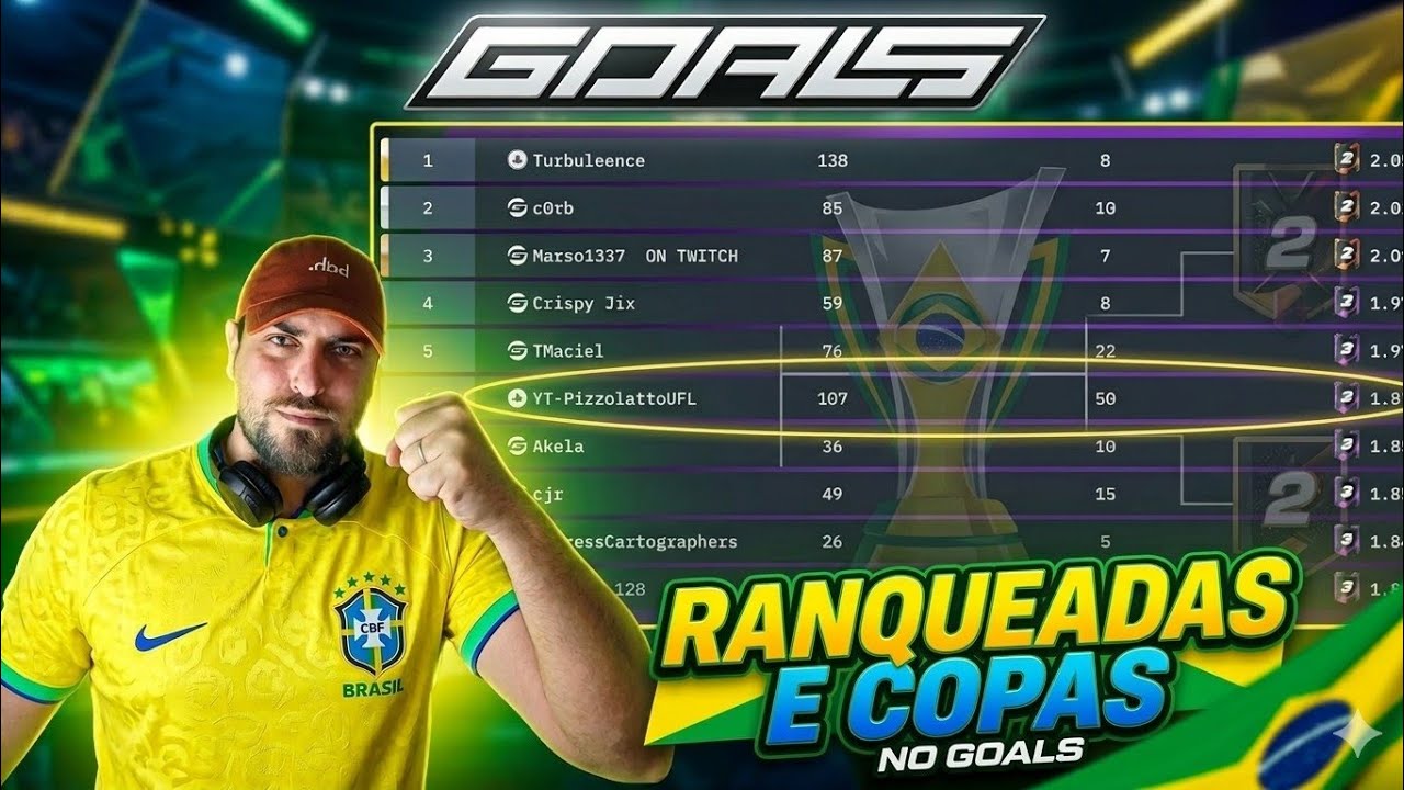⚽ PLAY GOALS: JOGANDO RANQUEADASE COPAS NO GOALS (TOP 6) #goals #playgoals