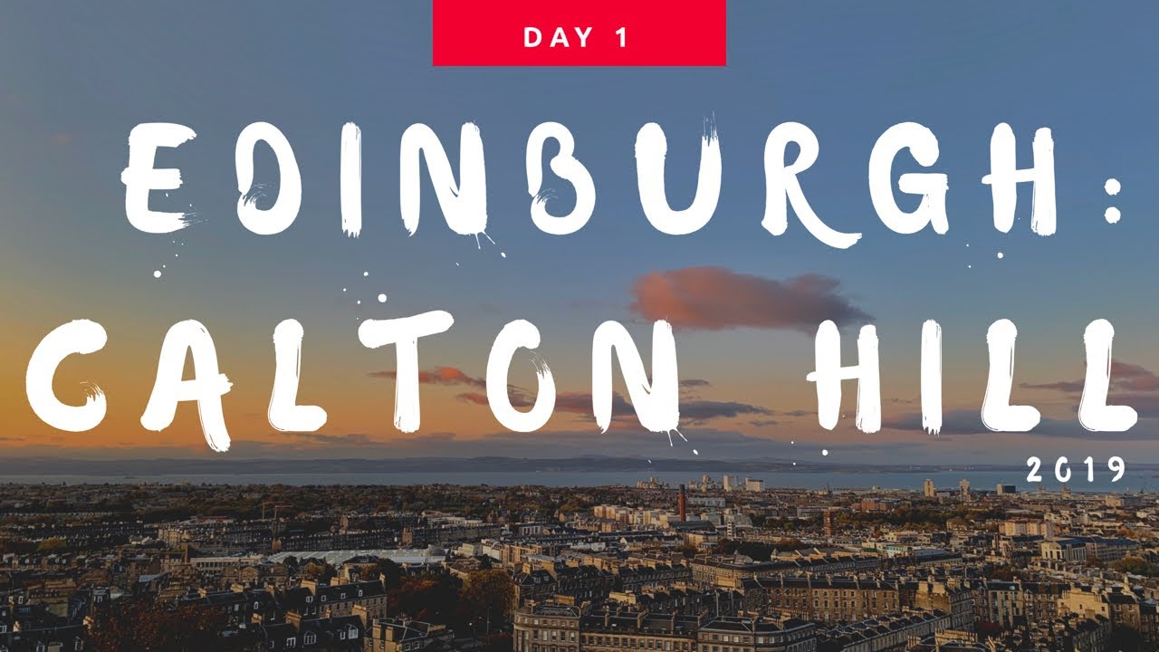 Edinburgh Scotland Day 1: Calton Hill Travel Vlog : Tourist Tour