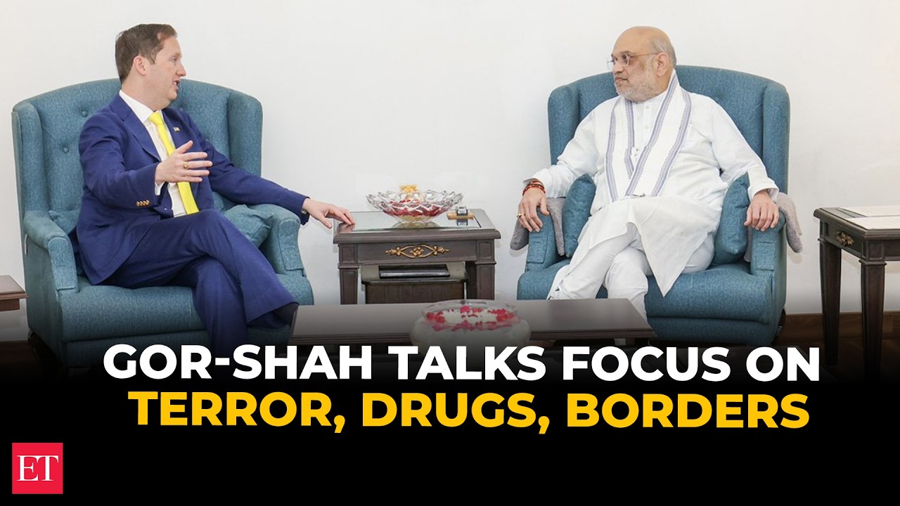 Sergio Gor meets Amit Shah in New Delhi, duo hold key talks over terrorism, drugs, border security
