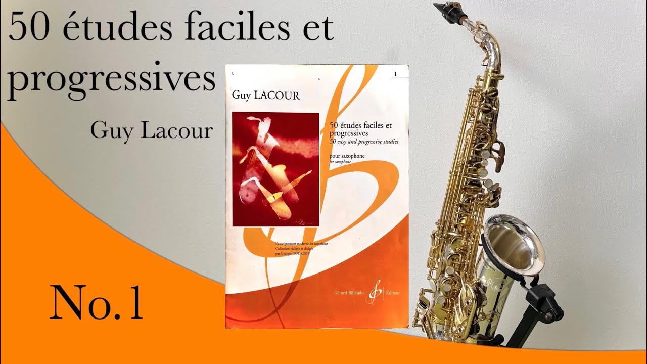 Guy Lacour/50 études faciles et progressives No.1 [ラクール/50のエチュード　1番]