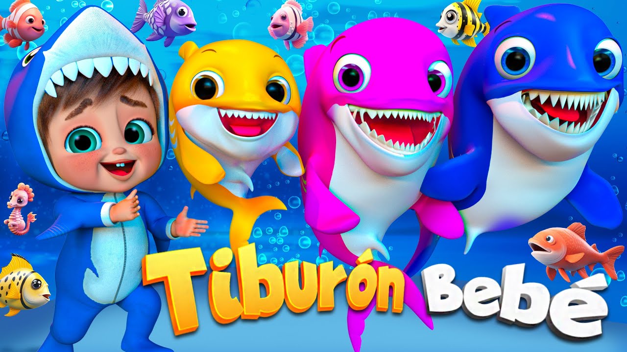 Bebé Tiburón, Los Pollitos Dicen Pio Pio, LA VACA LOLA- Canciones Infantiles #shorts #spain #español