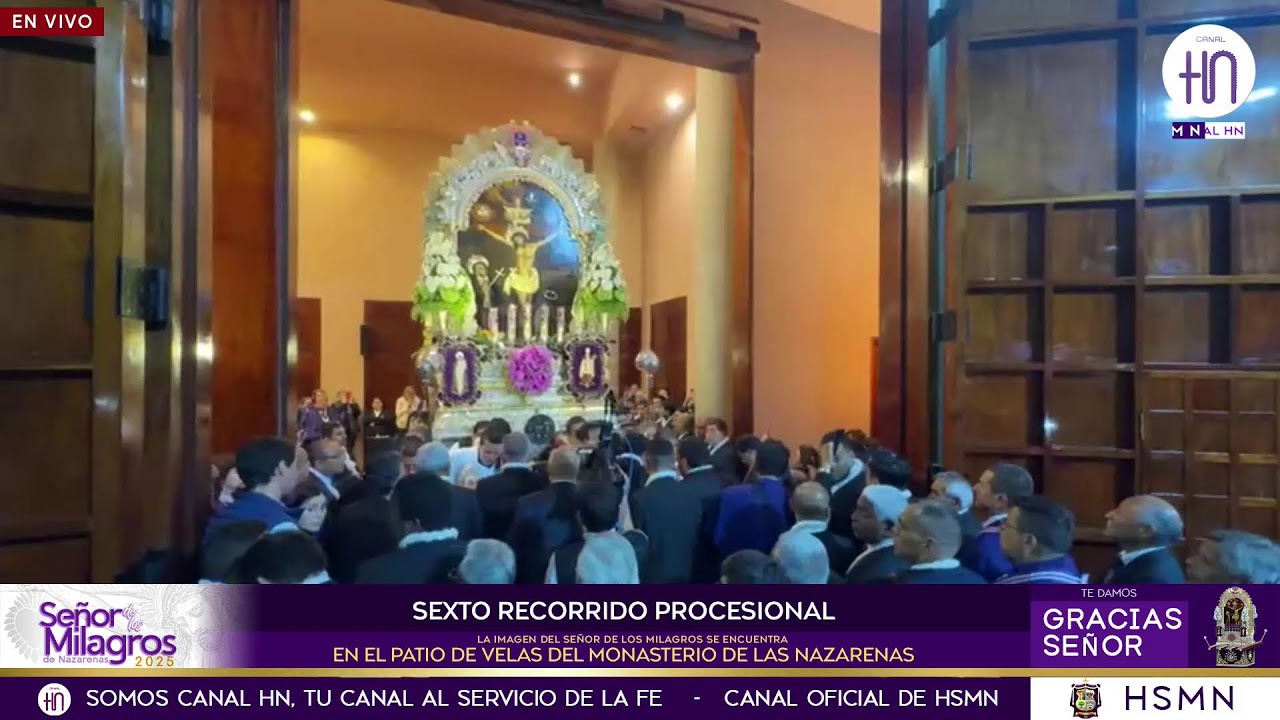 RECORRIDO DE DESPEDIDA DEL SEÑOR DE LOS MILAGROS 2025 – SÁBADO 01 DE NOVIEMBRE