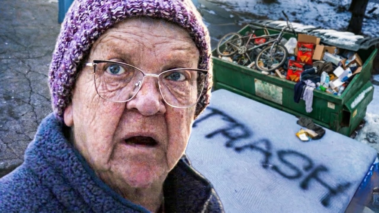 ANGRY GRANDMA DUMPSTER DIVING!