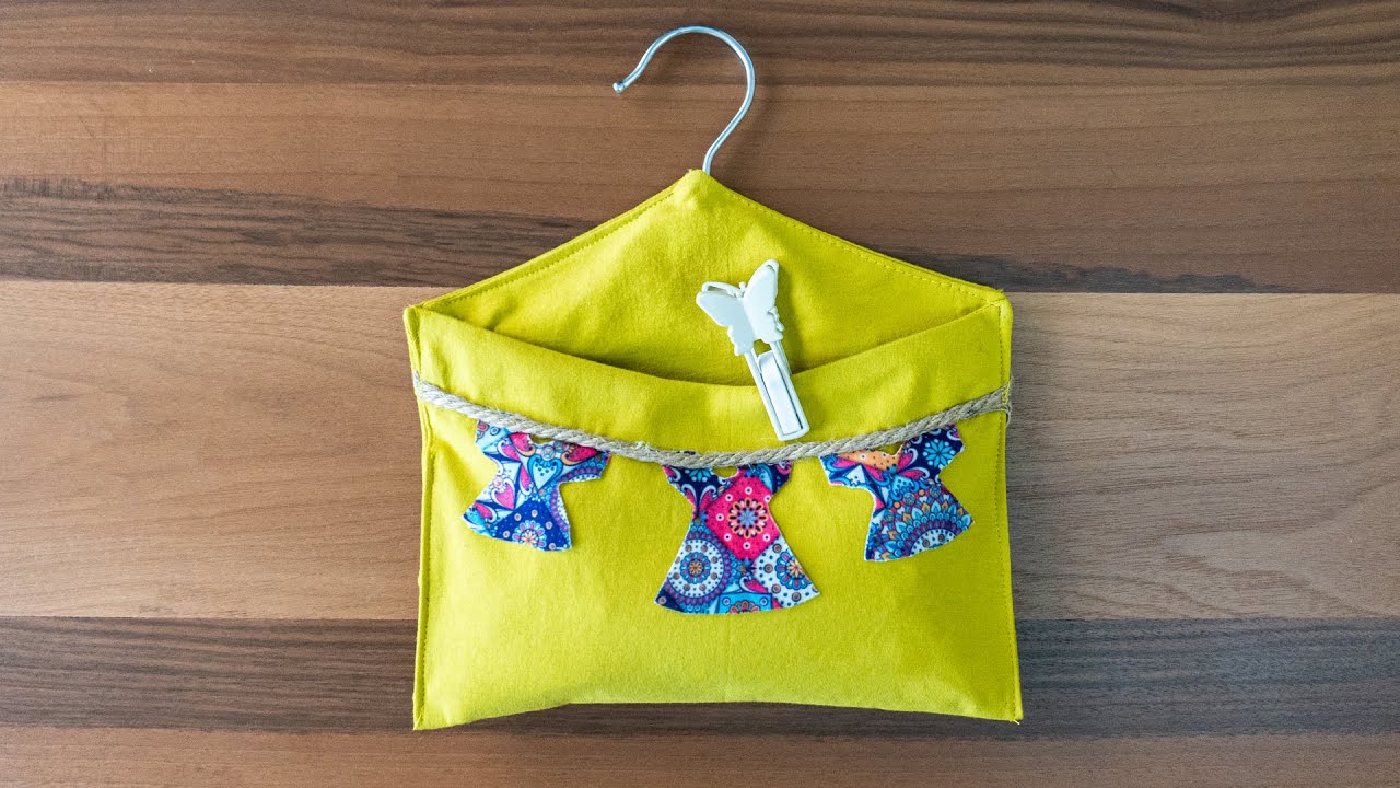 ⭐ Clothes Pin Pouch sewing tutorial ⭐