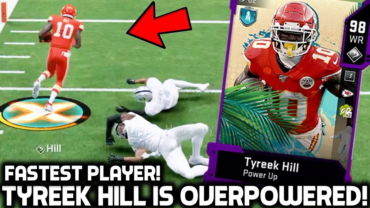 SUPER BOWL TYREEK HILL IS A MADDEN GLITCH! THE FASTEST PLAYER! Madden 20 Ultimate Team