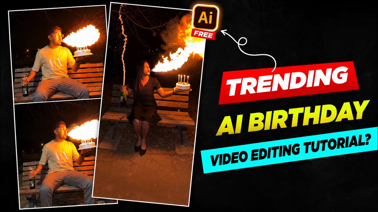 Instagram Trending Fire Breath Birthday Ai Video Editing | Birthday Ai Video Kaise Banaye