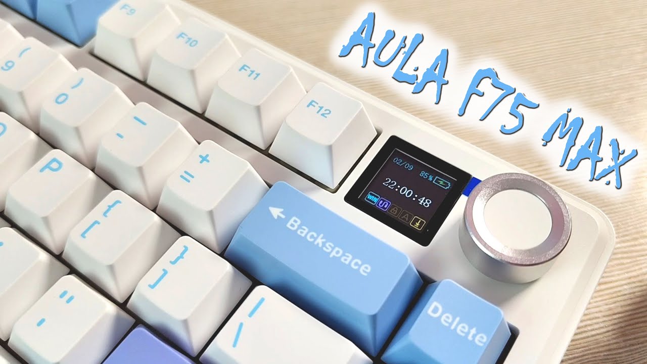 Aula F75 Max с Leobog Reaper: бюджетный хит среди механических клавиатур