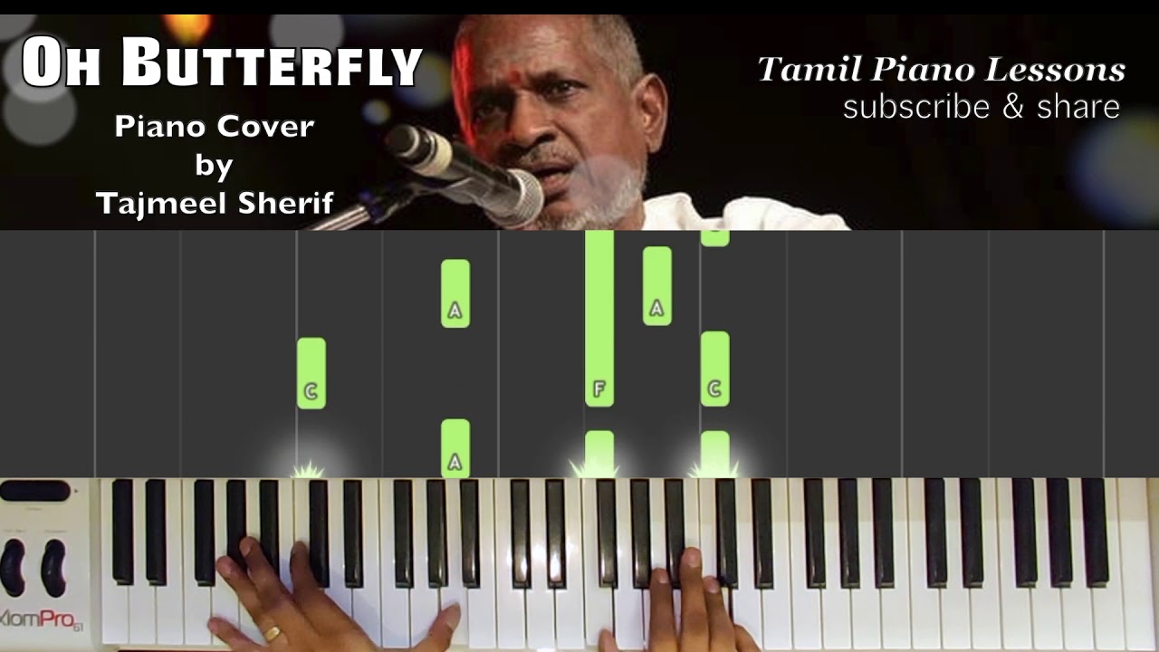 Oh Butterfly Butterfly  Piano/Keyboard notes with original Chords