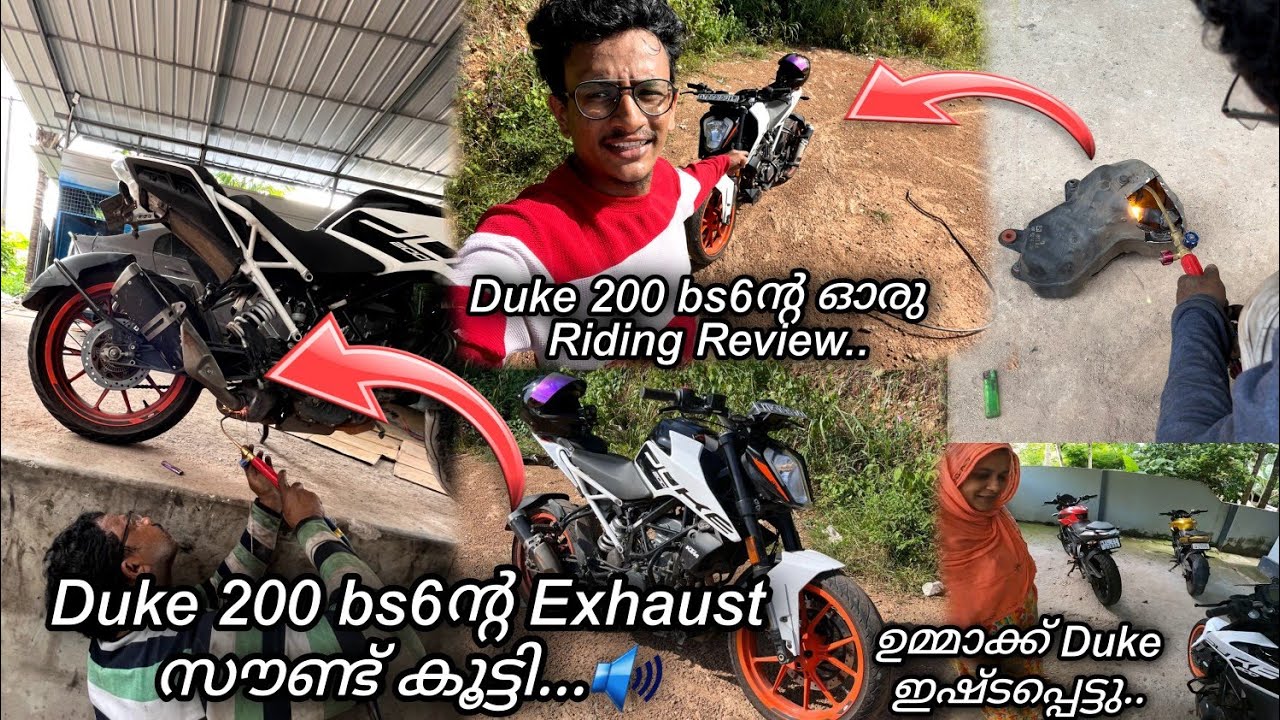 Duke 200 Bs6 Exhaust Note Changing....❗||Mileage എങ്ങനെ കൂട്ടാം...|| Duke 200 Review...