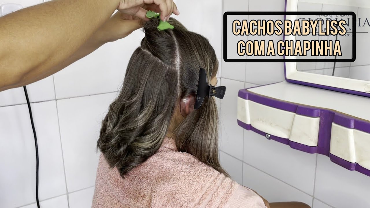 COMO FAZER CACHOS COM A CHAPINHA LIZZE EXTREME | CACHOS TIPO BABYLISS COM CHAPINHA