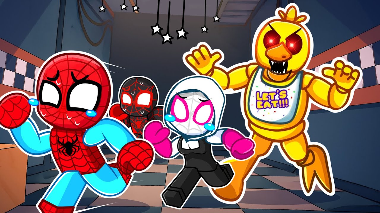 Survive 5 NIGHTS at FREDDYS In Roblox With MY FRIENDS!